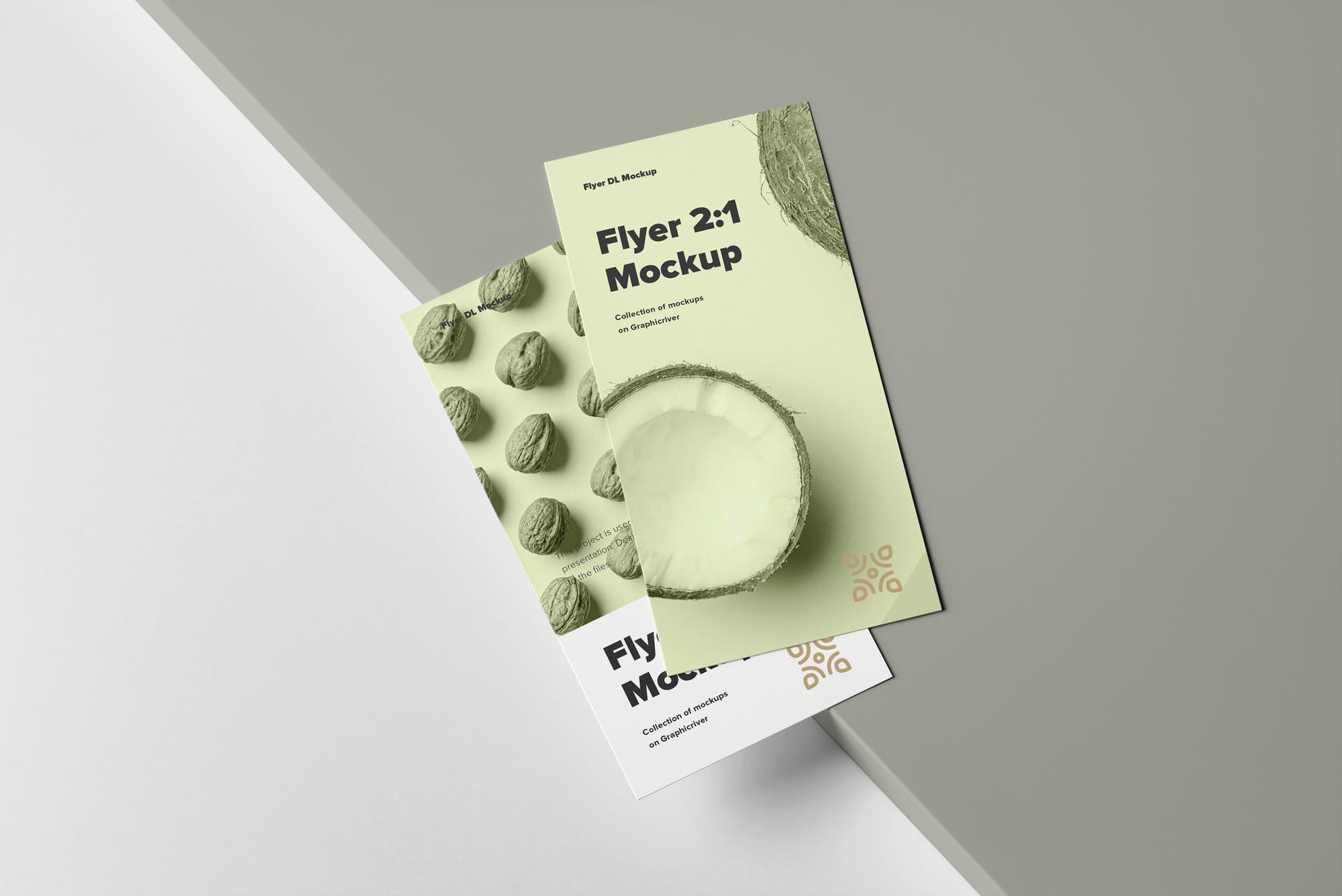 传单设计印刷效果图样机素材库精选模板 Flyer Mock-up插图(1)