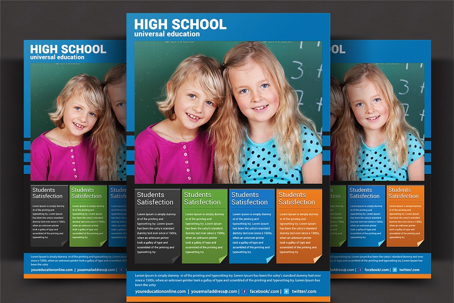 8款企业商务推广传单模板 (8) Corporate Business Flyer Bundle插图(6)