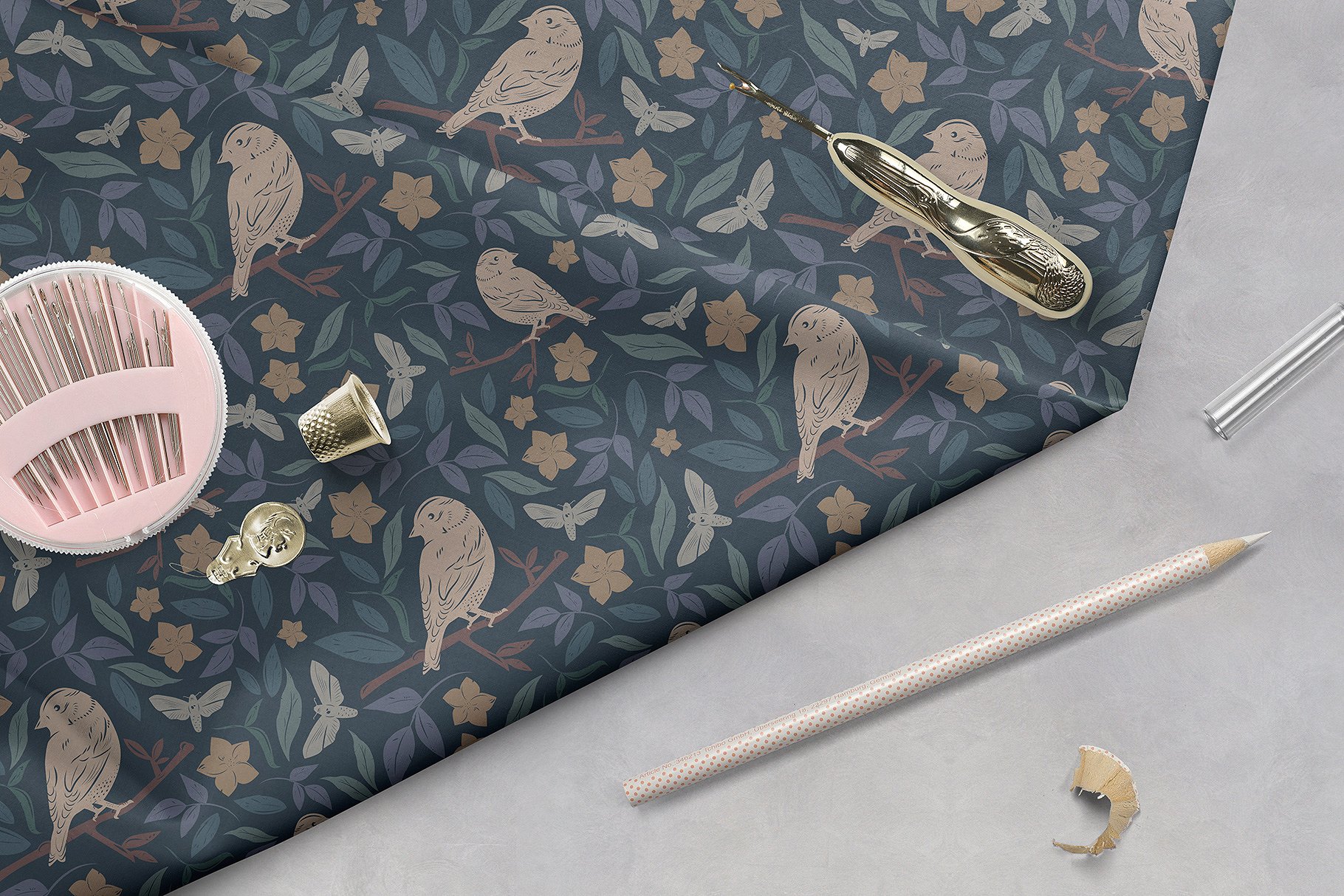 鸟类和花朵矢量图形套装 Birds & Blooms Graphics Kit插图(7)