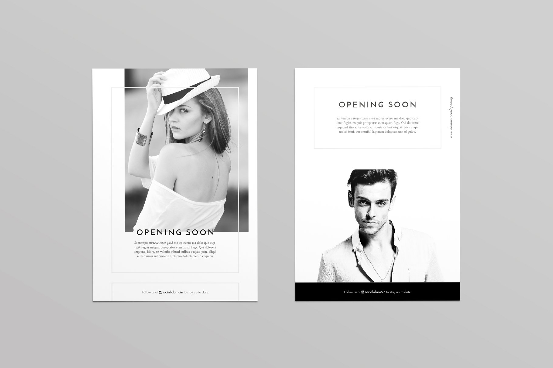 现代简约杂志宣传传单模板 Berlin Flyer Templates插图(6)