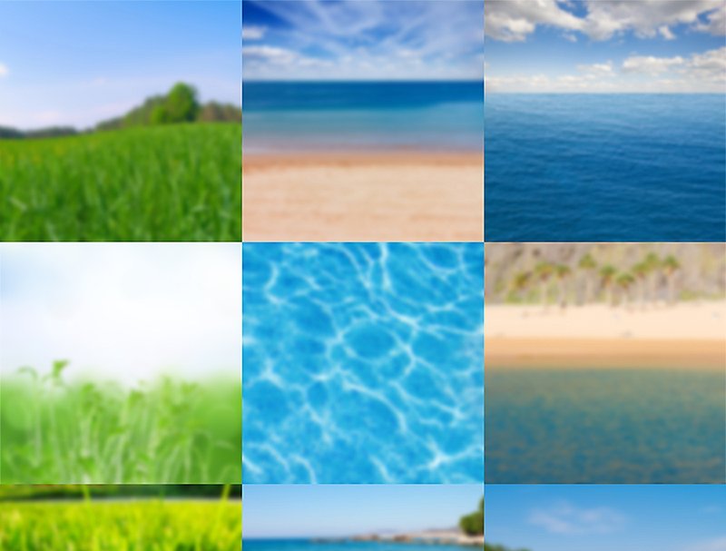 夏日气氛肌理纹理背景图片素材合集 Set of summer backgrounds插图(1)