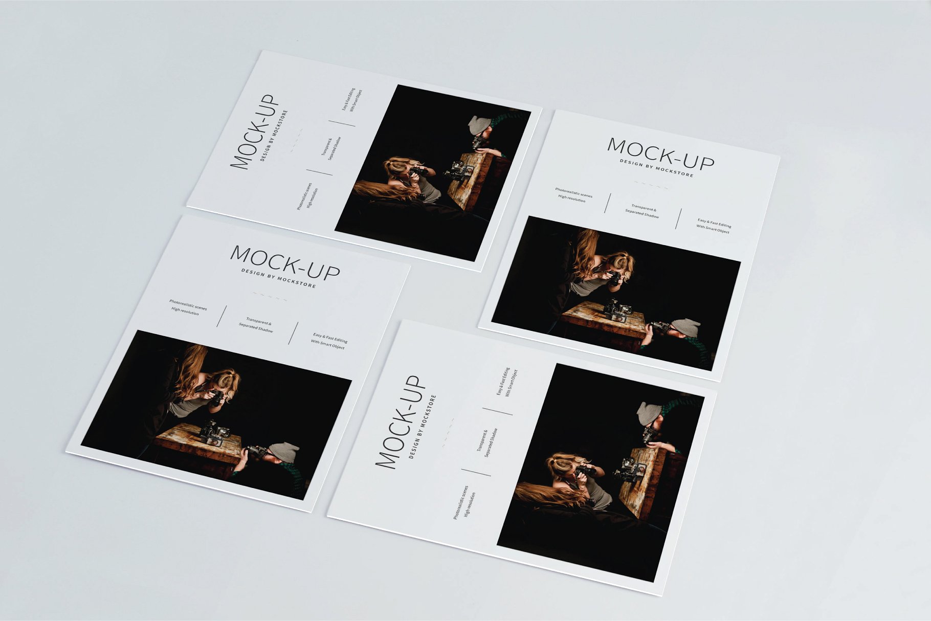 美国信纸大小的海报展示样机下载 US Letter Flyer Mock-Up [psd]插图(5)