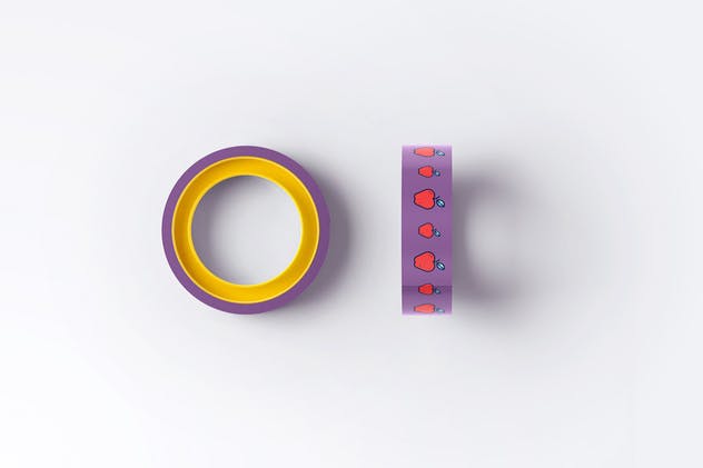 管道胶带印花印刷图案样机模板 Duct Tape Mock-up插图(3)