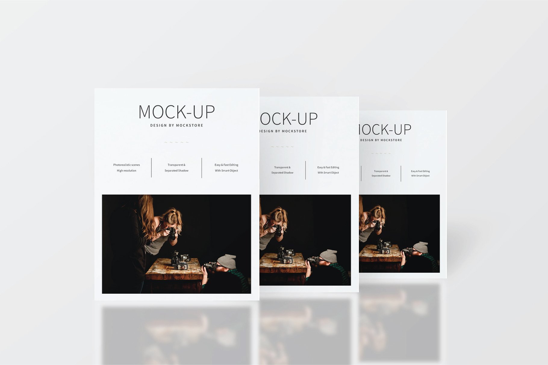 美国信纸大小的海报展示样机下载 US Letter Flyer Mock-Up [psd]插图(7)