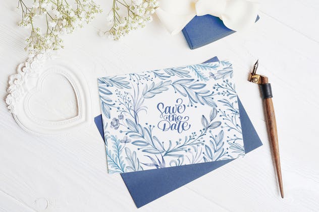 优雅手绘水彩叶子主题插图素材 Watercolor Leaves Collection插图(2)