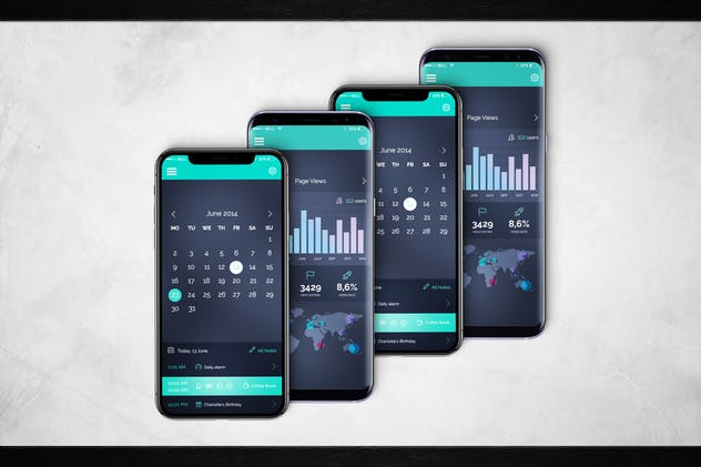 Android & iOS 客户端UI设计演示样机 Android & iOS Mockup插图(4)