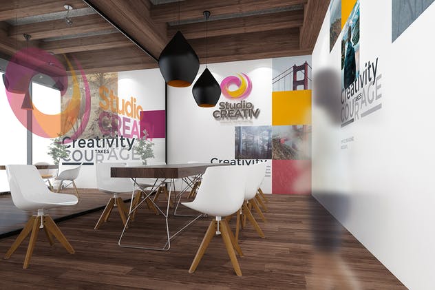 工作室/办公室品牌样机模板v2 Studio/ Office Branding Mockups V2插图