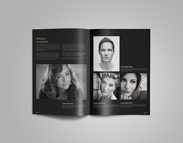 独立摄影师作品集作品画册排版设计模板 Photographer Portfolio插图(3)