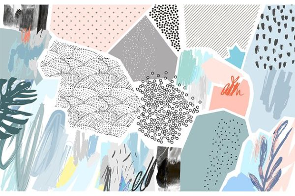 创意艺术图案纹理 Lightness. AI | PDF | JPEG + bonus