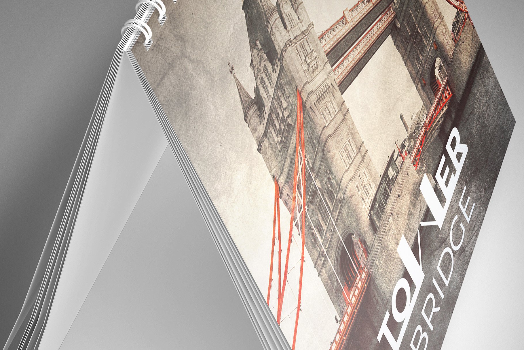 桌面日历封面设计展示样机 Table Calendar Mockups v.1插图(2)