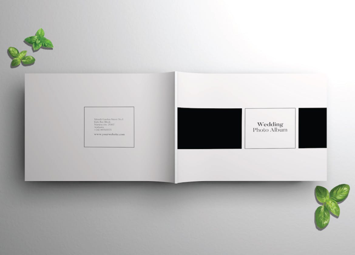 婚礼婚庆策划公司作品集设计模板v6 Landscape Photo Album Vol. 6插图(9)