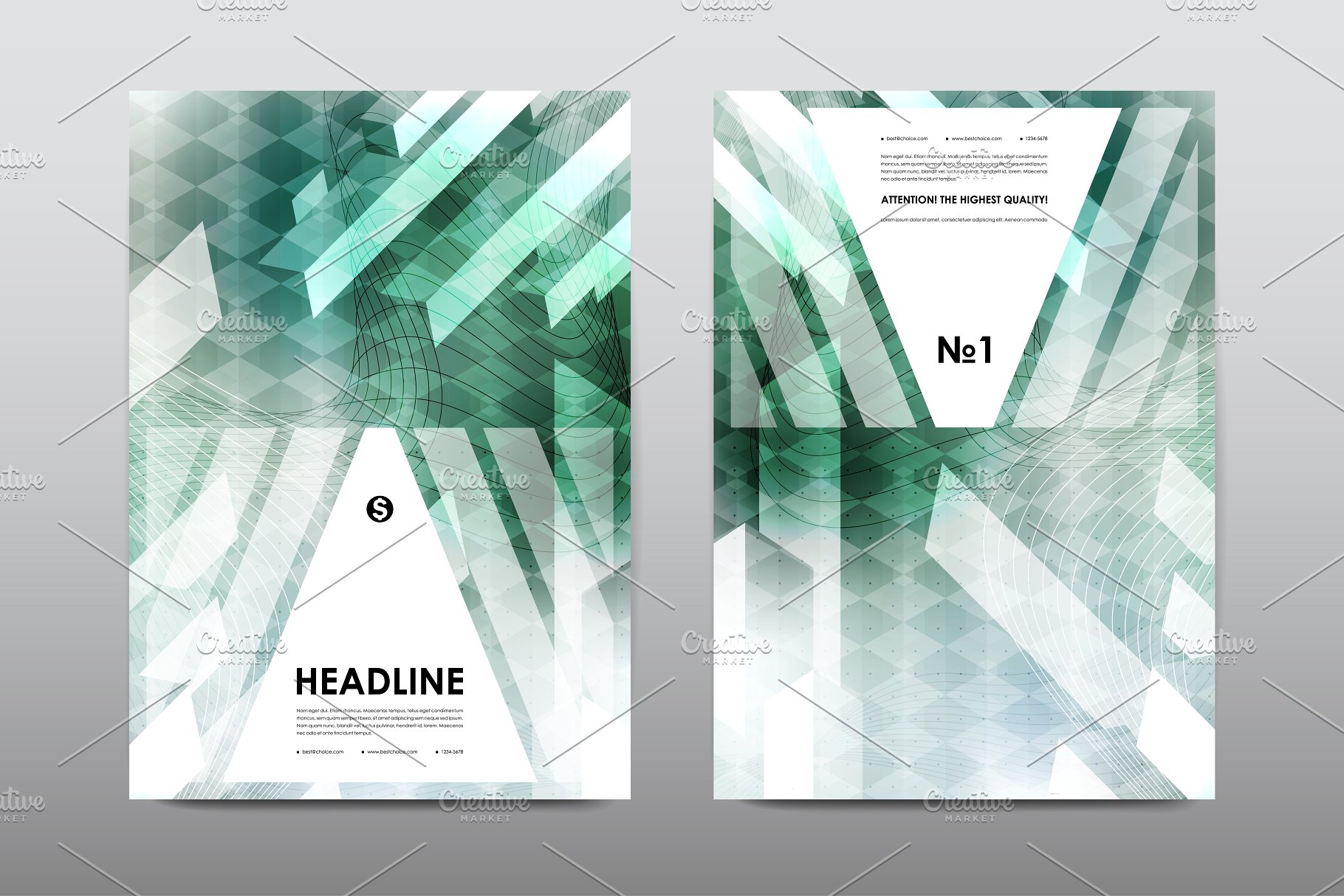 50+企业商业主题宣传小册子模板合集 50+ Business Brochures Bundle插图(40)