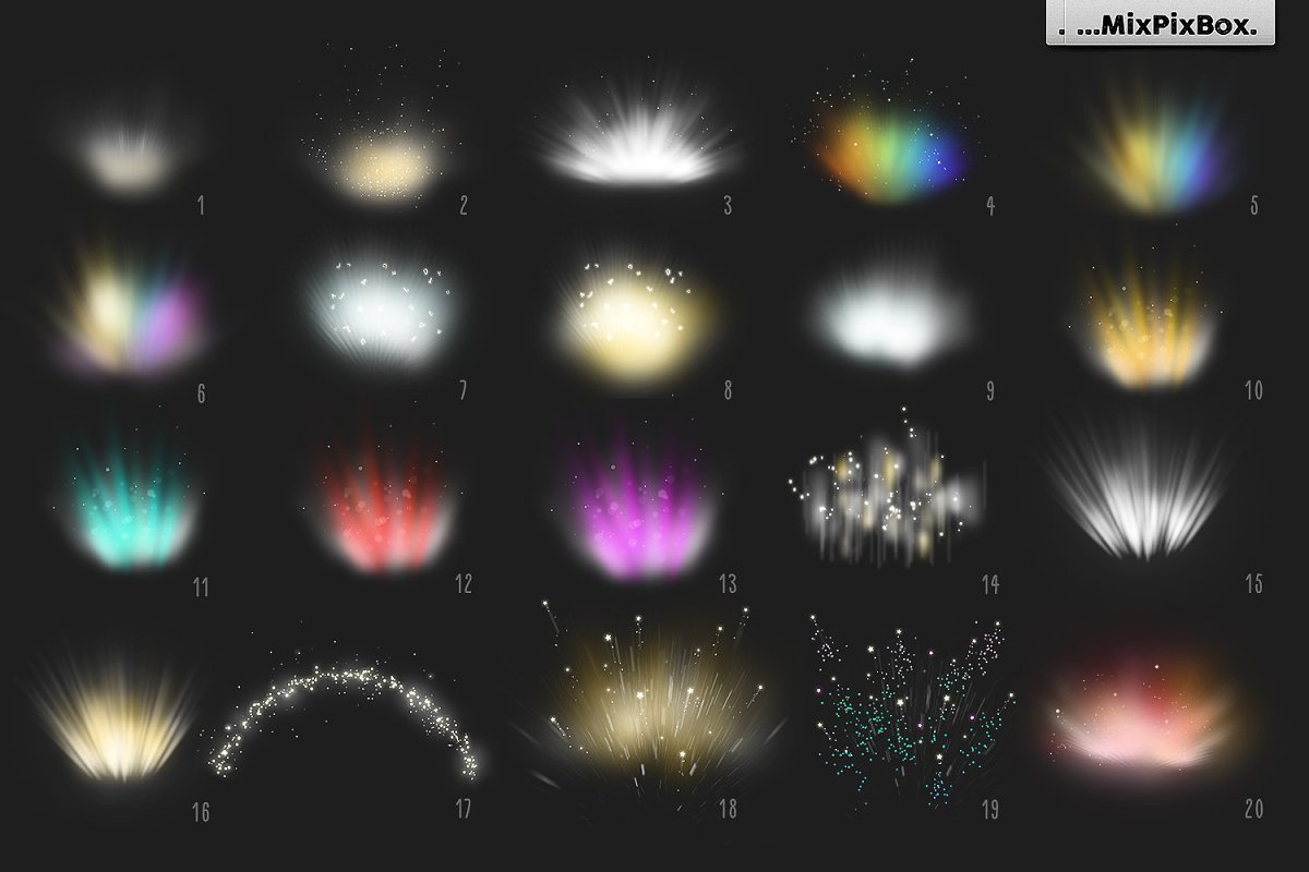 魔法书灯照片叠层背景插图(1)