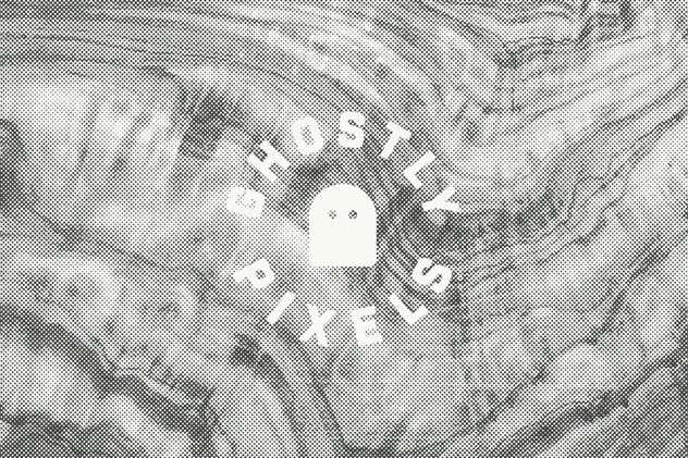 木纹半色调纹理设计素材合集 Wood Halftone Textures插图(12)