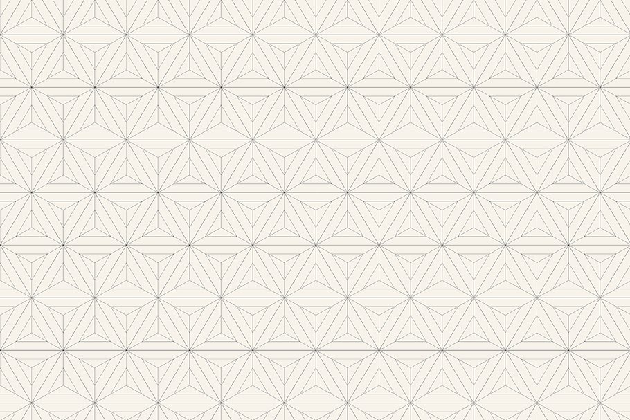 三角形图案无缝纹理 Triangles. Seamless Patterns. Set 4插图(2)