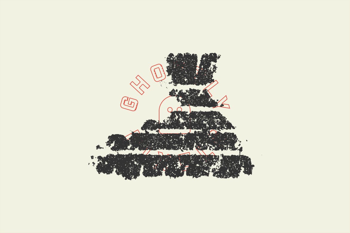 5款轮胎打滑痕迹纹理纹理矢量背景素材 Tire Skid Mark Textures插图(5)