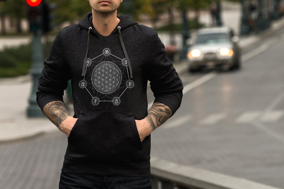 神圣宗教几何图形矢量素材包 Sacred Geometry Vector Pack Vol. 6插图(4)