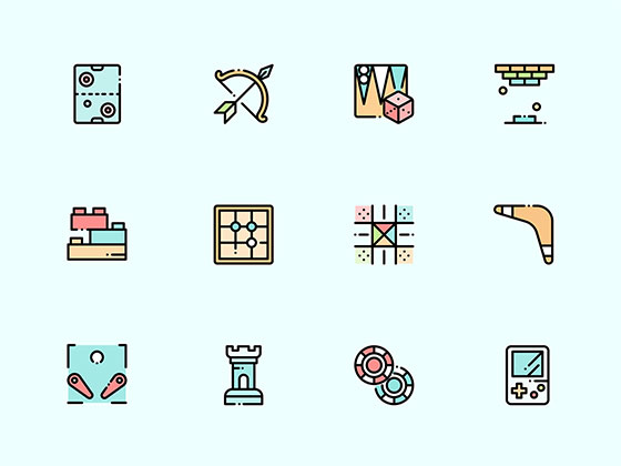 50 枚游戏元素图标素材之家精选sketch素材