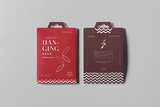 手提纸袋手提包装样机 Hanging Pack Mock-up插图(11)