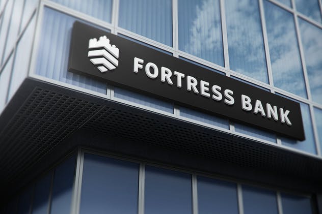 3D标志招牌立面墙样机模型 3D Logo Signage Facade Wall Mock-Ups插图(8)