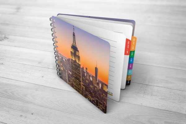 螺旋记事本设计样机素材库精选模板 Spiral Book Mock-Up