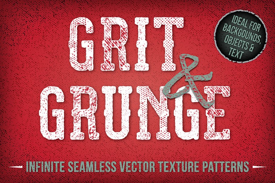 沙砾斑驳复古做旧纹理 Grit and Grunge Repeat Patterns插图