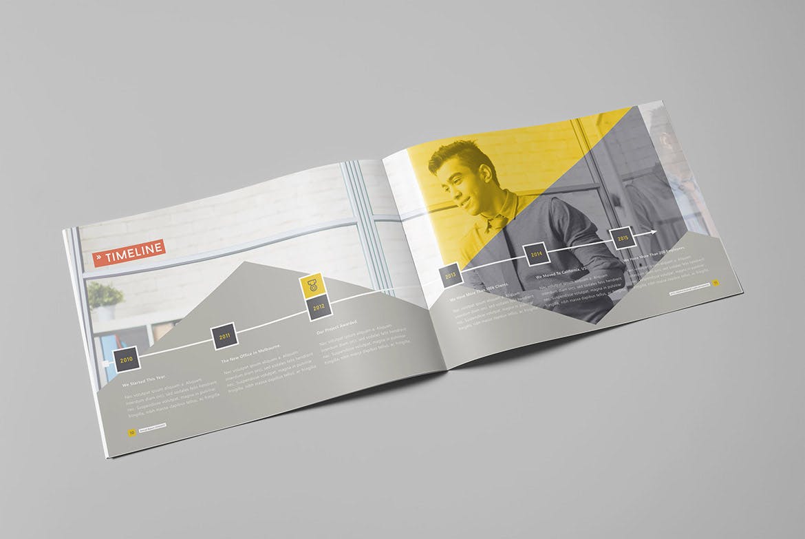 企业年度报告横版设计模板 Annual Report 2016/2017 – Landscape插图(5)