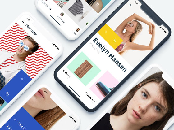 Mode 个人资料界面素材之家精选sketch素材