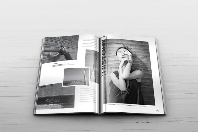 逼真时尚杂志样机模板 Realistic Magazine Mockups插图(9)