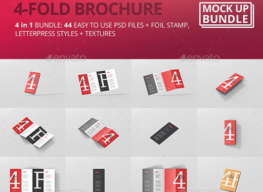 44个简约&amp;灵活的小册子设计模板下载1.19 GB[psd]