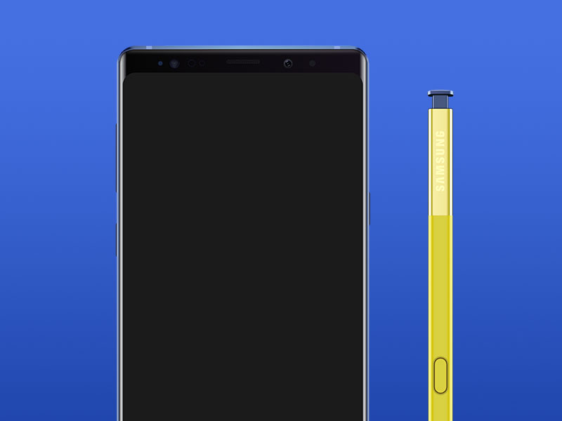 三星 Galaxy Note9 模型素材之家精选sketch素材