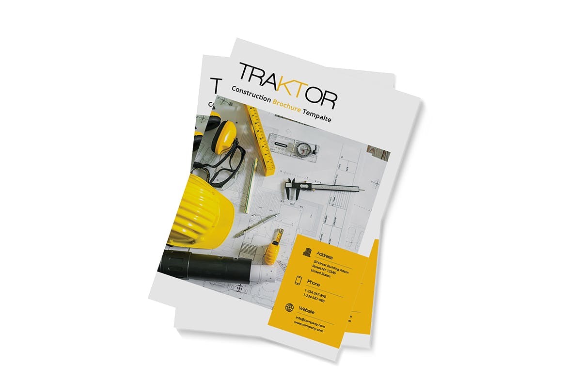 高品质的简约多用途A4尺寸房地产建筑施工楼书画册宣传册杂志设计模板（indd）插图(2)