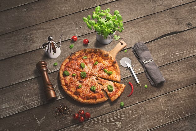 西餐厨房美食场景样机模板v4 Kitchen Ready Mockup Vol. 4插图(4)