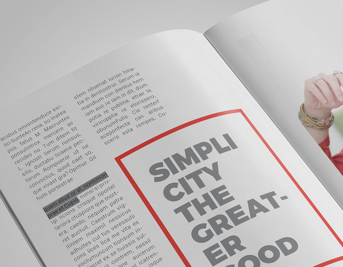 人物采访人物专题素材库精选杂志排版设计InDesign模板 InDesign Magazine Template插图(6)