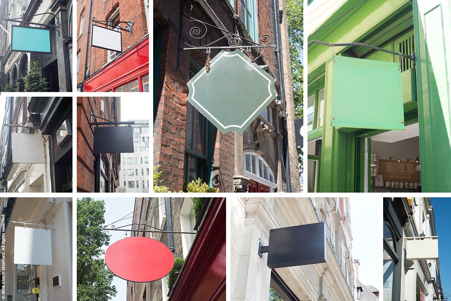 超有范的店招样机合集第一波 Shop sign mockup 1插图(1)