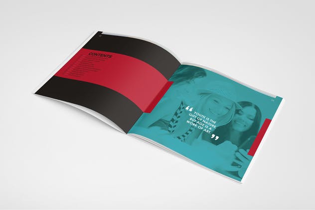 多彩品牌手册画册设计模板 The Colorful – Brand Book Template插图(2)