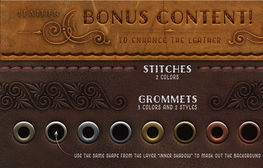 10款真皮皮革纹理 Leather Love – 10 Leather Textures插图(2)