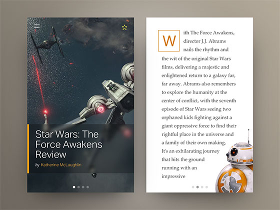 博客文章界面素材之家精选sketch素材