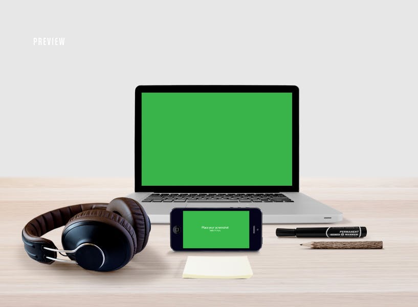 高品质的电子产品APP UI WEB网站展示VI样机展示模型mockups插图(14)