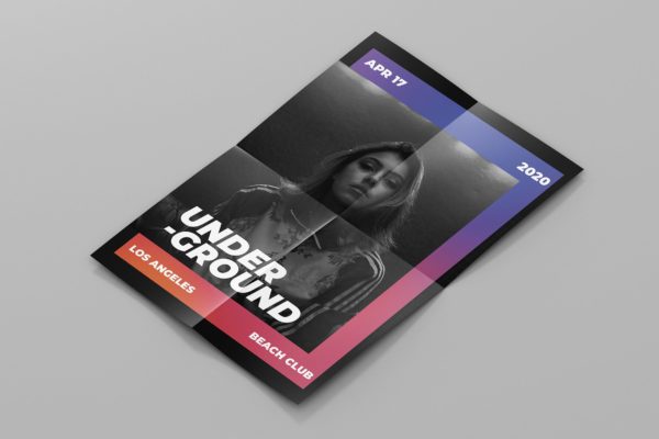 都市风格海报PSD素材素材库精选模板v1 Urban Style Poster