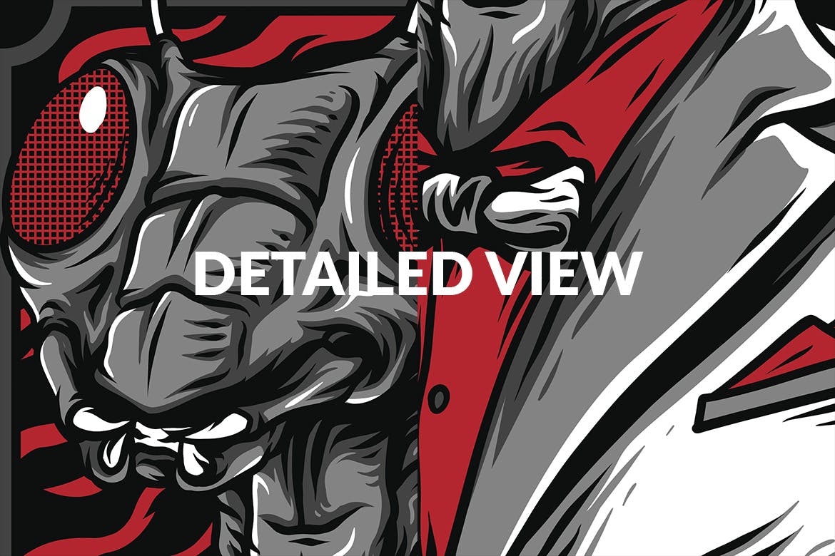 黑暗蚁人潮牌T恤印花图案素材库精选设计素材 Dark Watch插图(4)