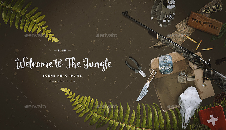 高品质的户外探险场景生成器下载 1.25 GB[psd]插图(1)