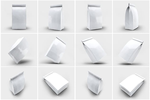 牛皮纸外带打包纸袋样机模板 Paper Bag Mock-Up插图(3)