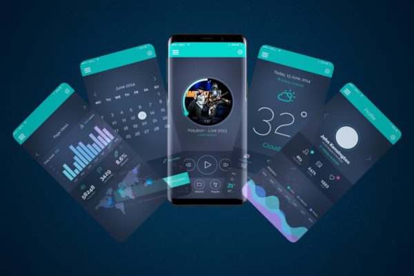 三星智能手机S9设备动态样机模板v2 Animated S9 MockUp V.2