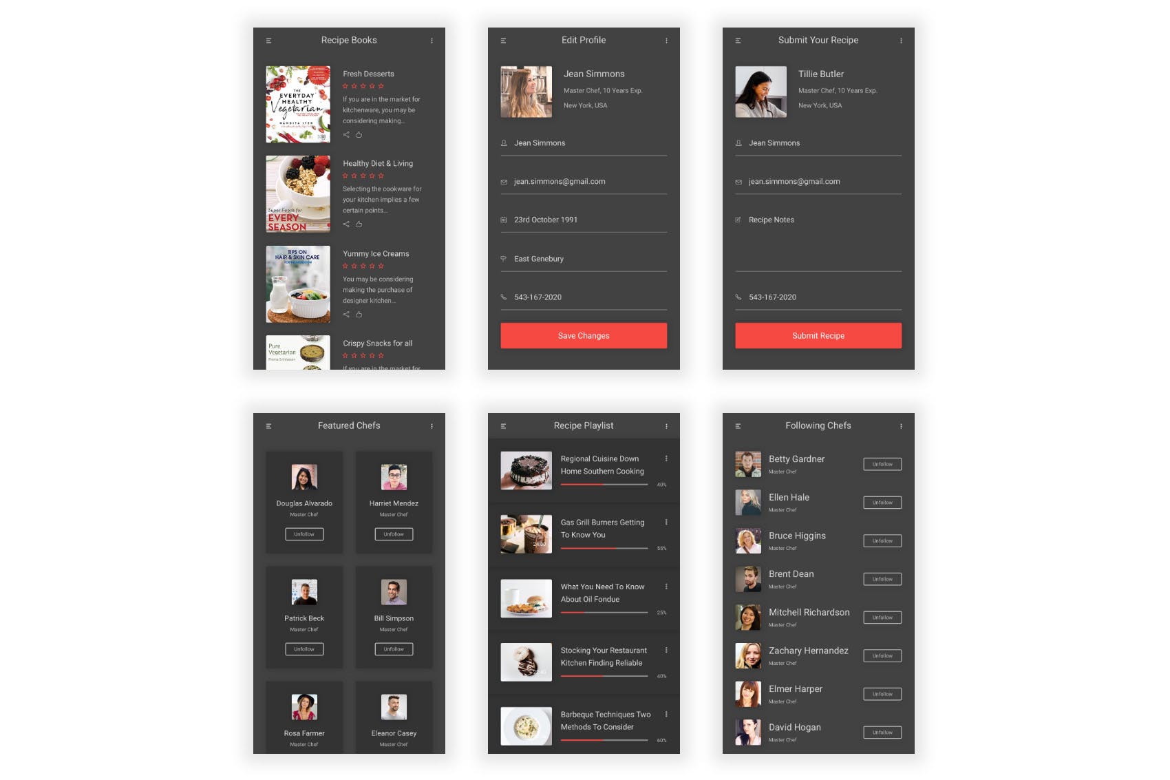 美食食谱APP应用UI界面设计Figma模板 Swad – Food & Recipe Figma UI Kit插图(10)