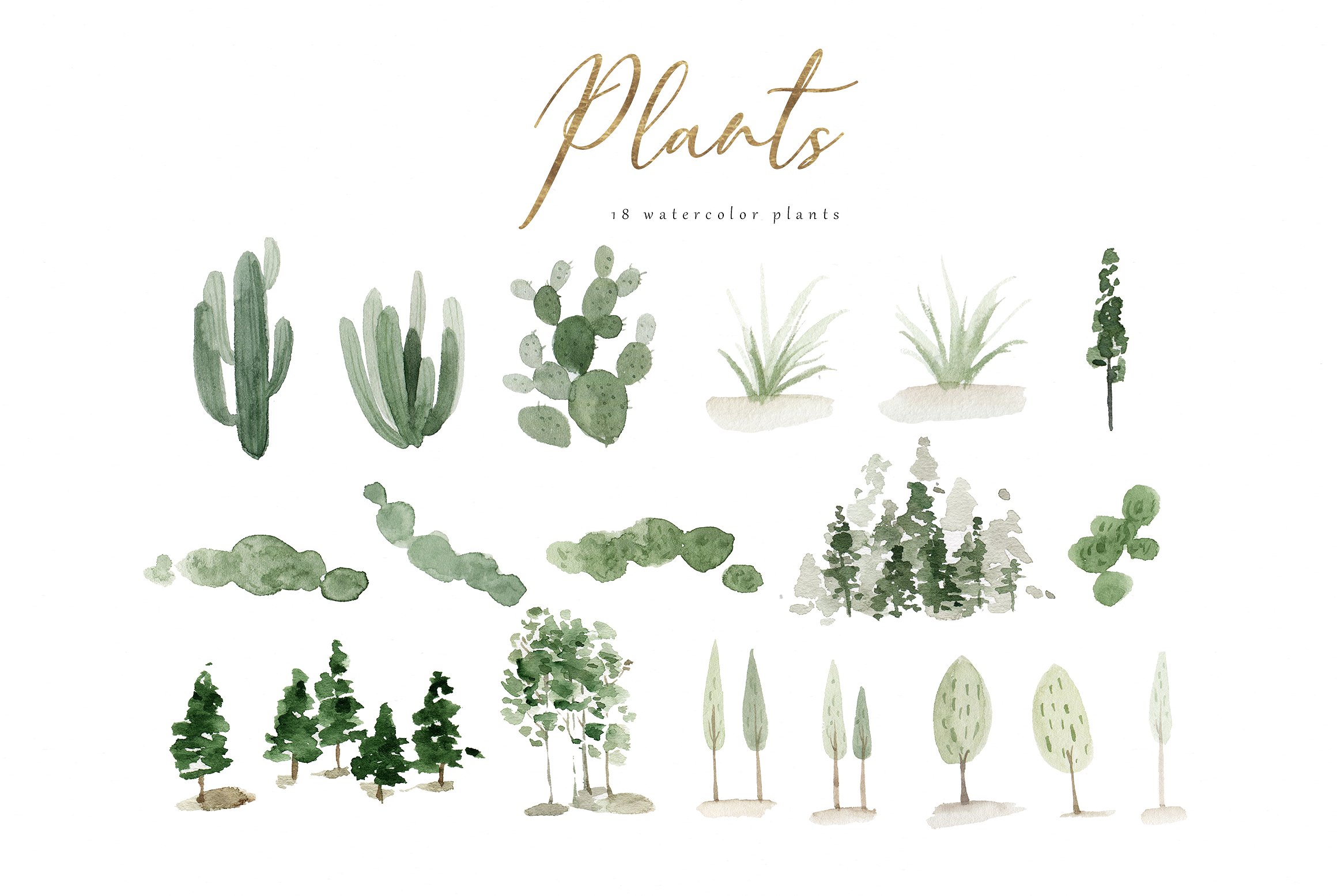 水彩手绘简易地图插画素材 Map Creator插图(7)