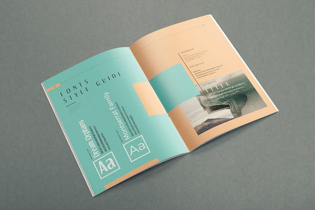 传统艺术品牌指南手册模板 Traditional Art – Brand Guideline Template插图(7)