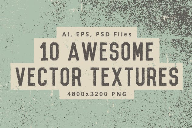 水墨粗糙做旧风格Grunge矢量纹理素材0.4 Grunge Texture Pack 0.4插图(4)