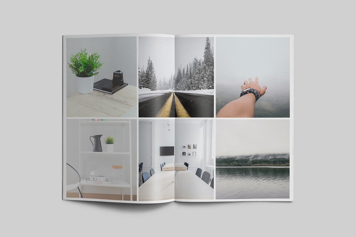 100页漂亮极简的商业化杂志模板下载[indd]插图(38)