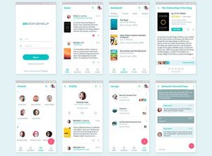 电子书架安卓应用 APP UI 套件